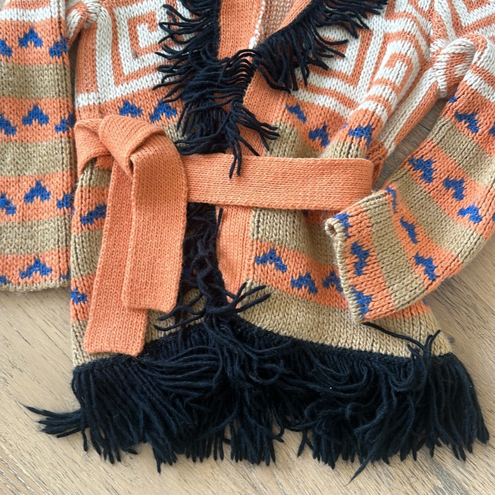 MOTHER belted cardigan wrap - Picture 3 of 5